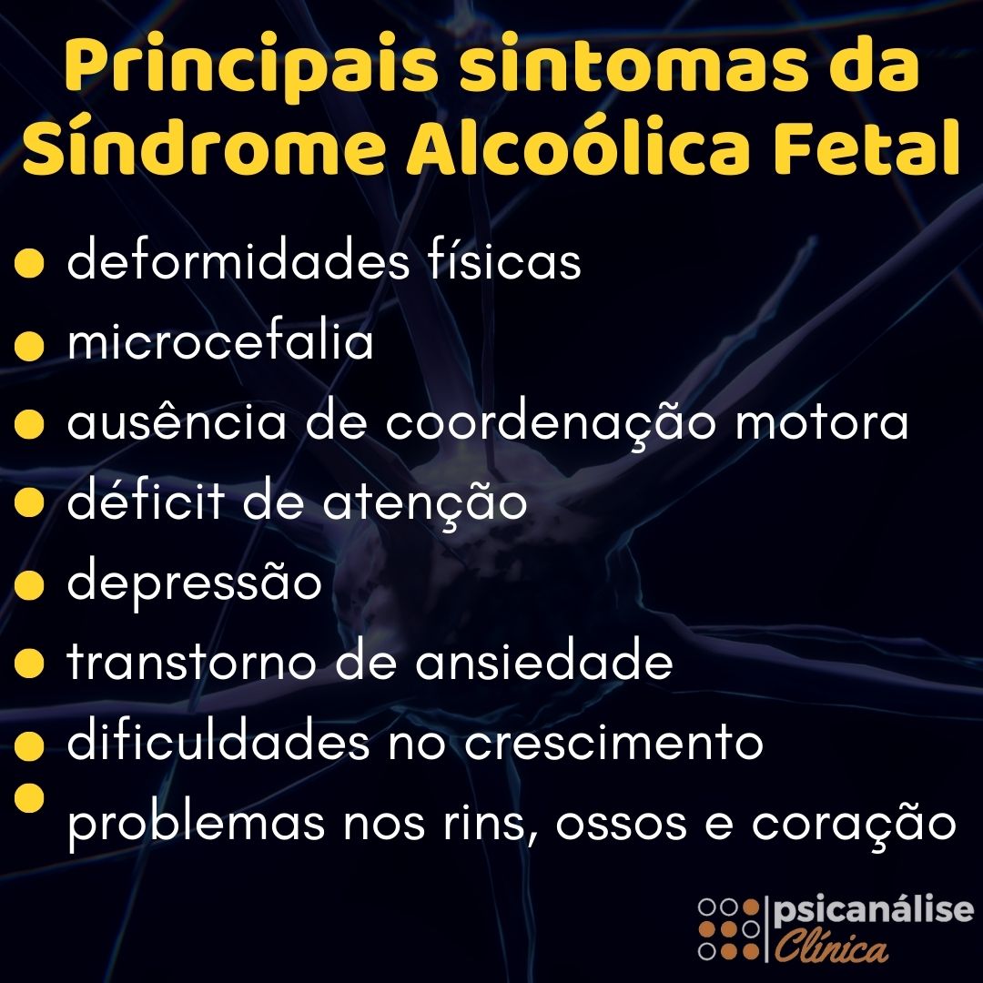 Síndrome Alcoólica Fetal Sintomas