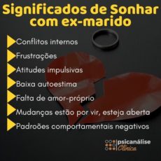 Sonhar com ex-marido: voltando, conversando ou brigando - Psicanálise ...