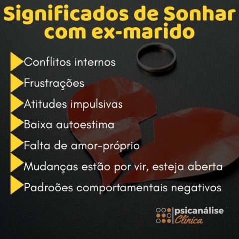 Sonhar com ex-marido: voltando, conversando ou brigando - Psicanálise ...