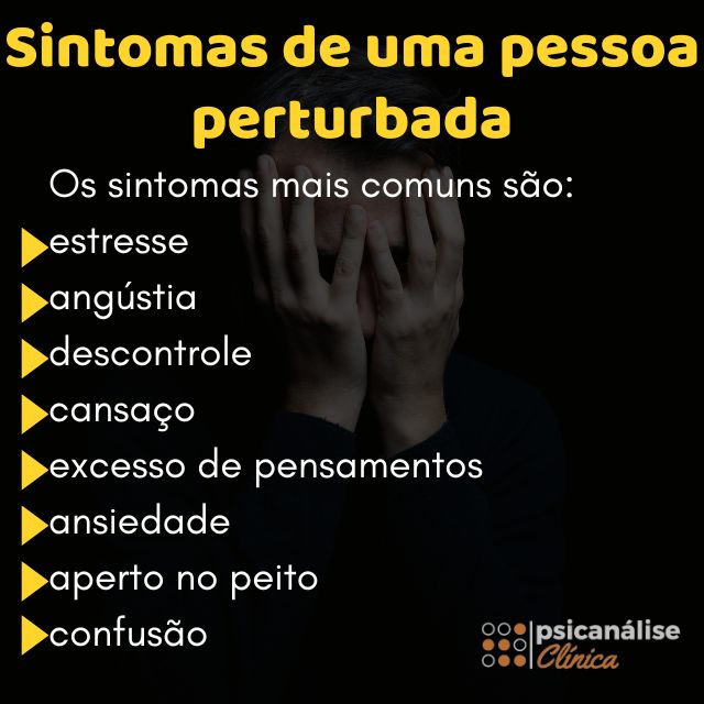 O que é uma pessoa perturbada resumido