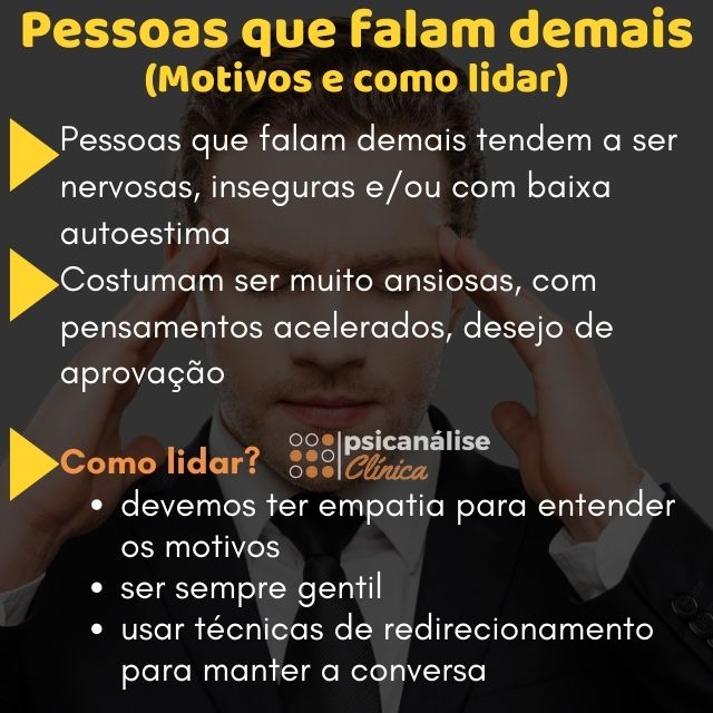 Pessoas que falam demais esquema