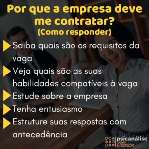 Por que a empresa deve me contratar esquema