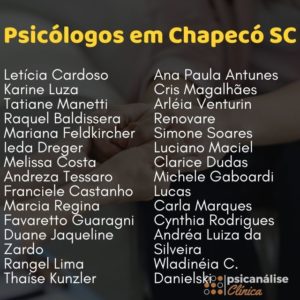 Psicólogos em Chapecó Lista