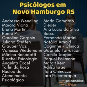 Psicólogos em Novo Hamburgo lista