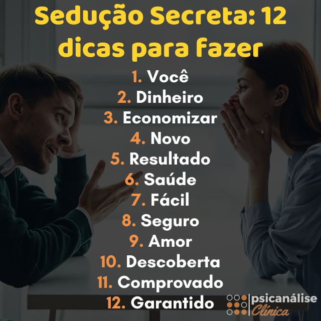 Sedução Secreta como fazer