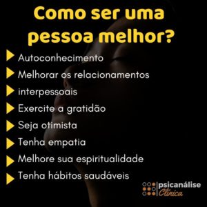 Como ser uma pessoa melhor resumo