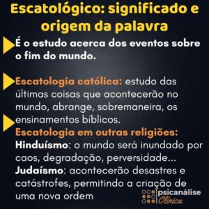 escatologico resumido