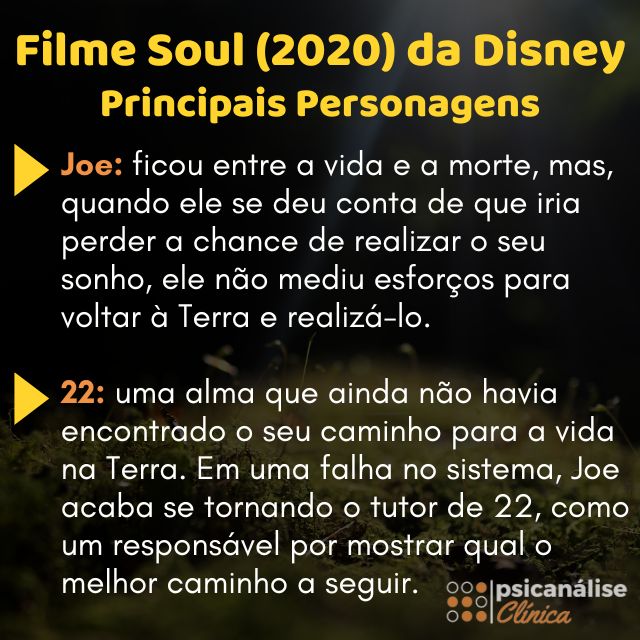 Filme Soul Personagens