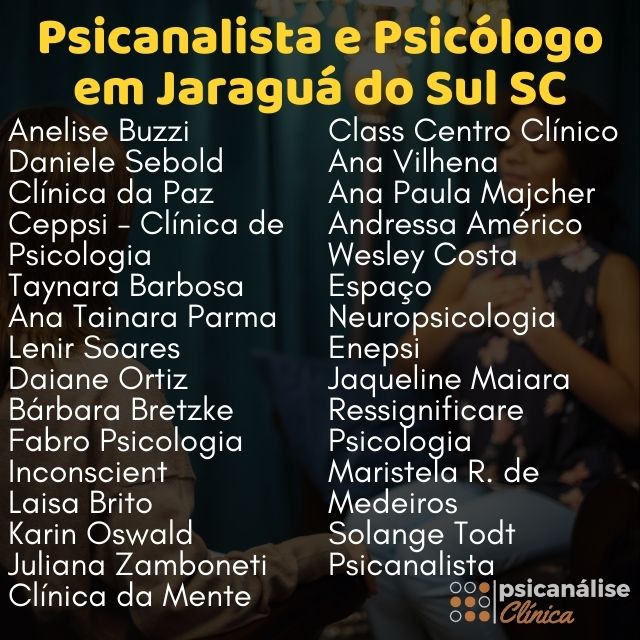 Psicólogo em jaraguá do sul lista