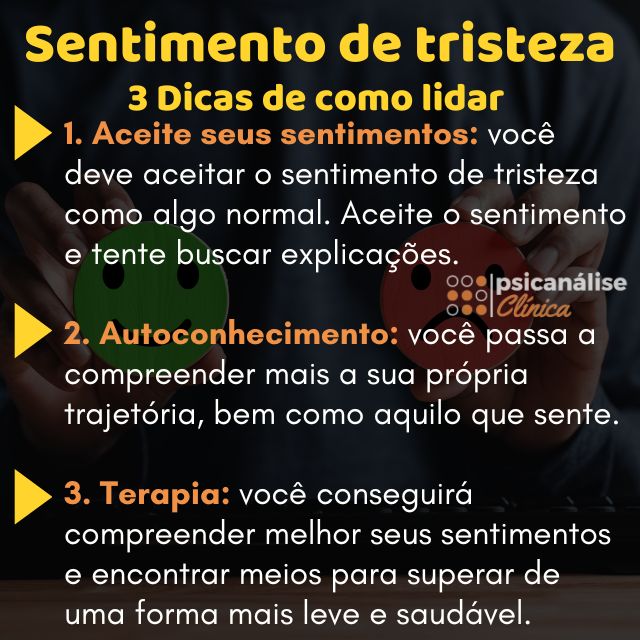 Sentimento de tristeza esquema