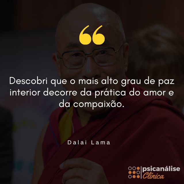 Frases de tranquilidade Dalai Lama