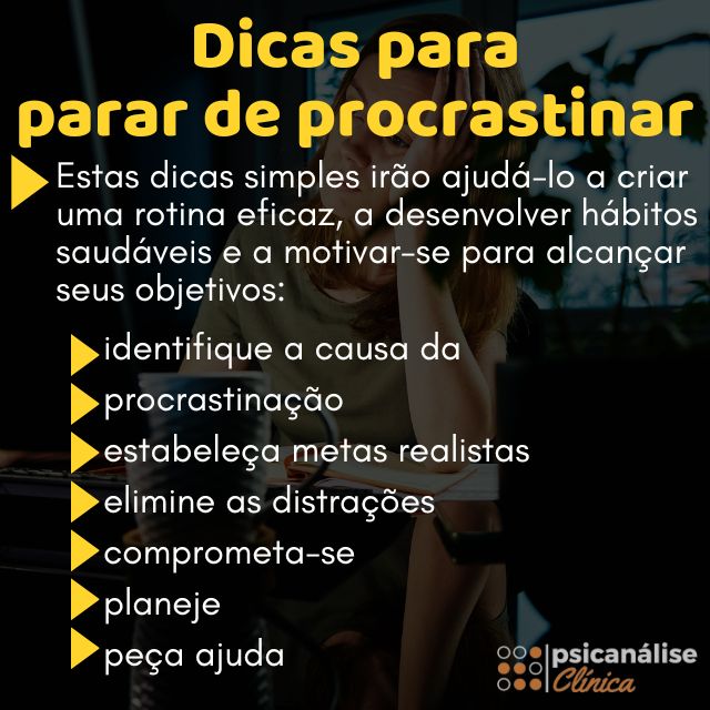 O que é procrastinação Dicas