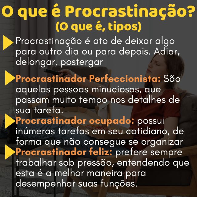 O que é procrastinação esquema