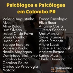 Psicólogas em Colombo Lista