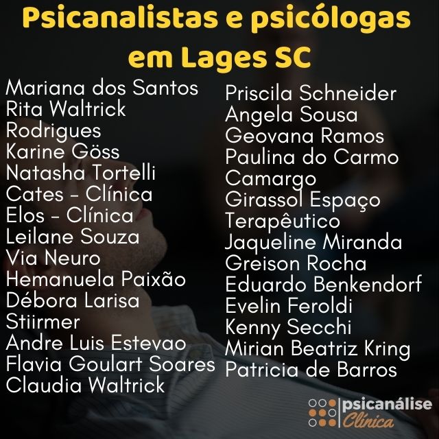 Psicólogas em Lages Lista