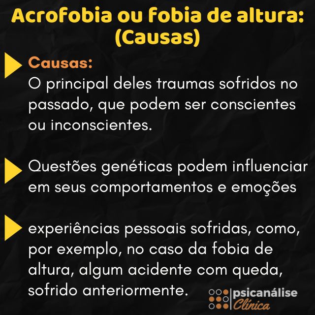 Acrofobia fobia altura causas