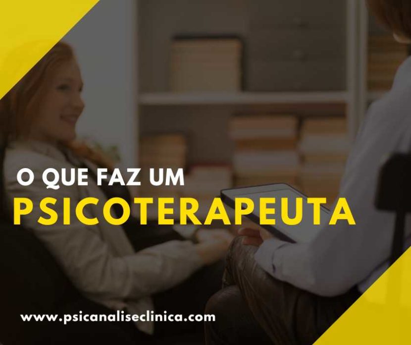 o que faz um psicoterapeuta