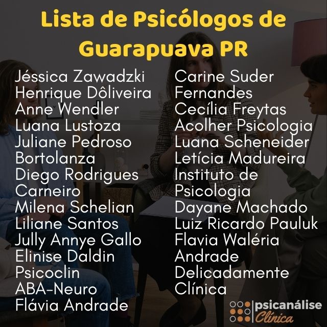 Psicólogos de Guarapuava Lista
