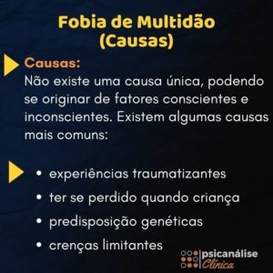 Fobia de multidão causas