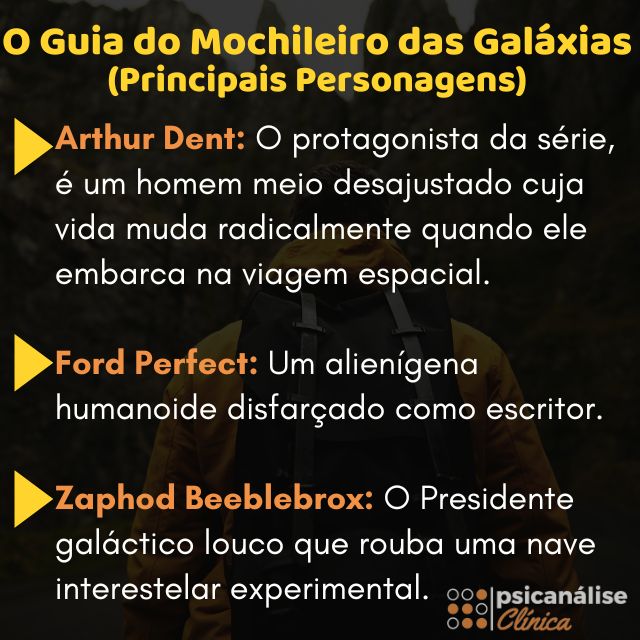 O Guia do Mochileiro das Galáxias Personagens