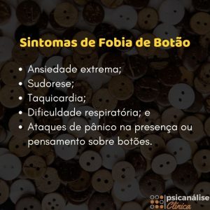 fobia de botão mapa mental