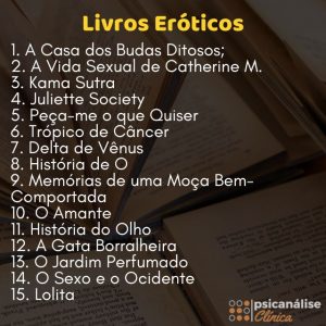livros eróticos lista