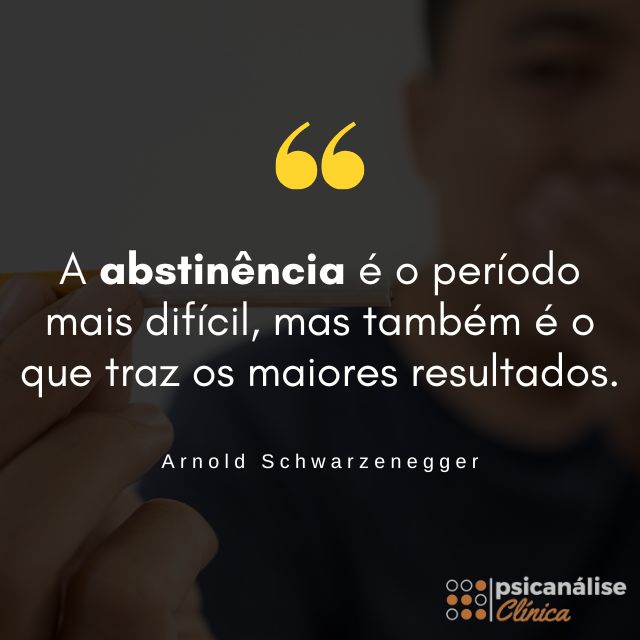 síntomas de síndrome de abstinência frase