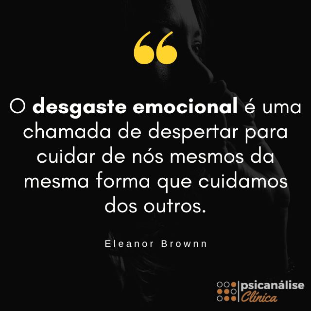 desgaste emocional frase