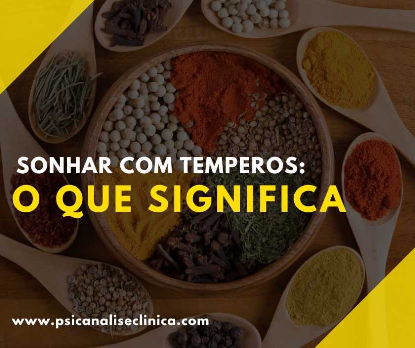 o que significa sonhar com temperos