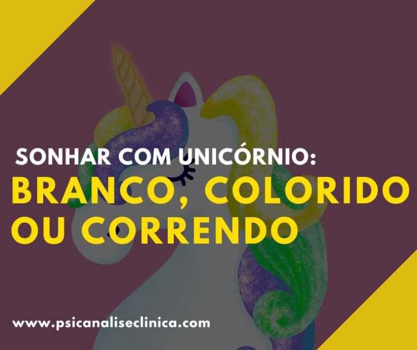 sonhar com unicórnio branco