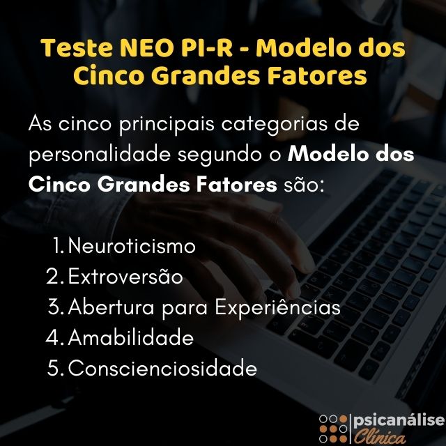 teste neo pi r mapa mental