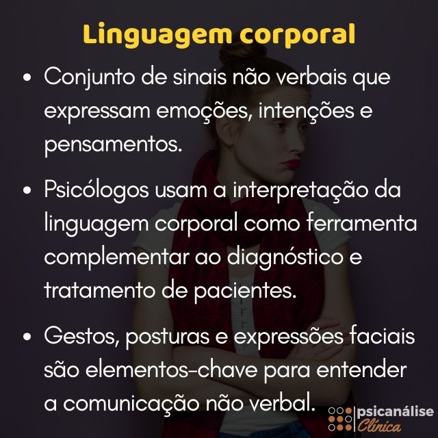 linguagem corporal na psicologia resumo