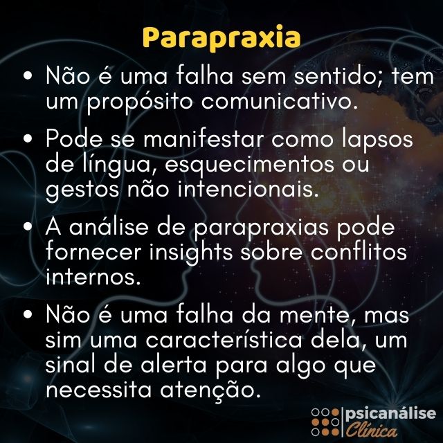 parapraxia mapa mental