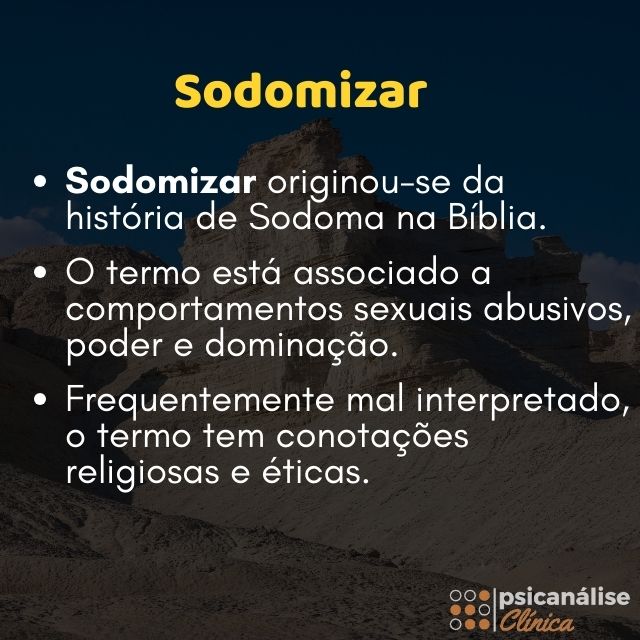 sodomizar resumo