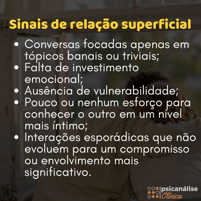 relações superficiais mapa mental