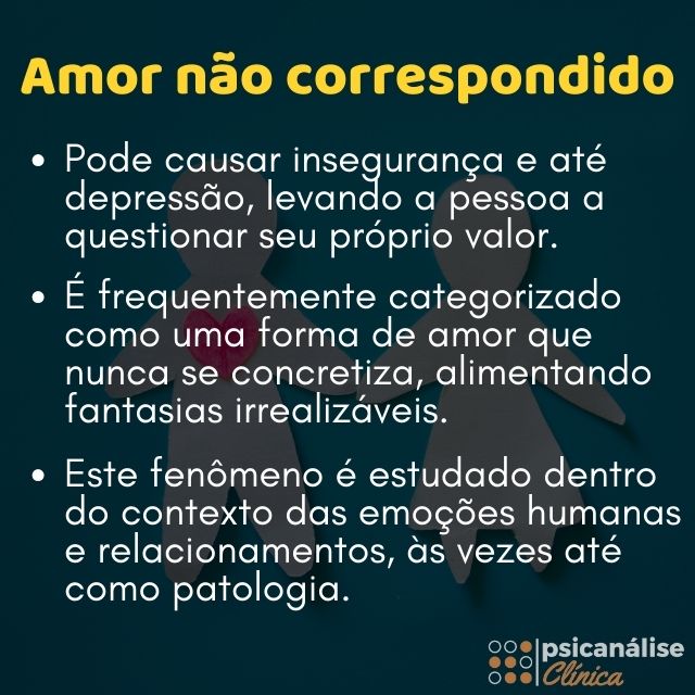 amor não correspondido mapa mental