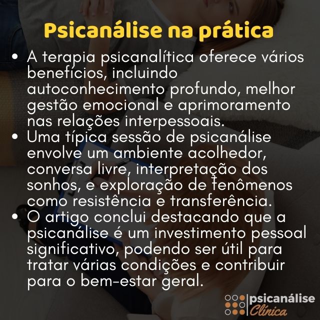 psicanálise na prática mapa mental