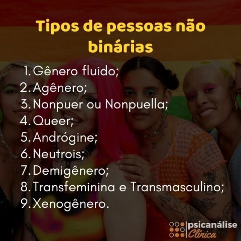 Não Binário: o que é, quais tipos de pessoas não binárias - Psicanálise ...