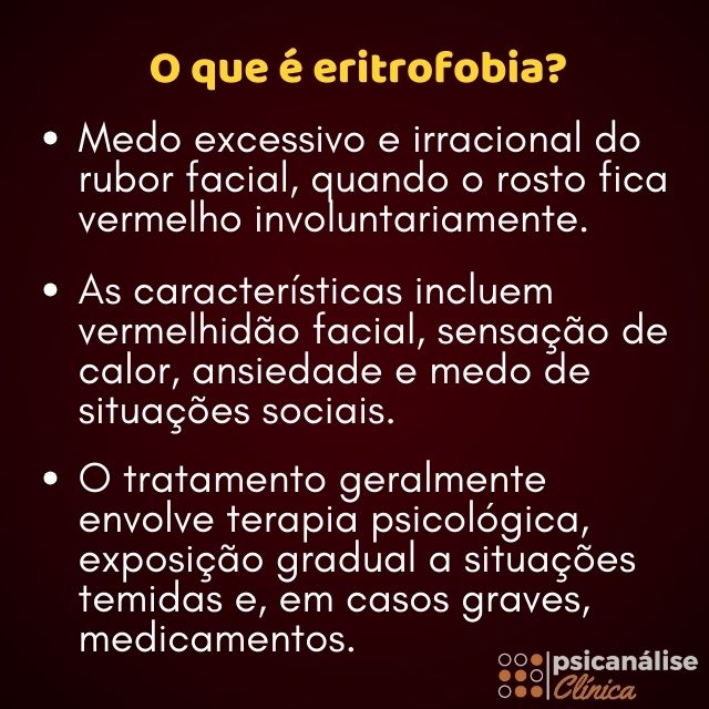 eritrofobia resumo