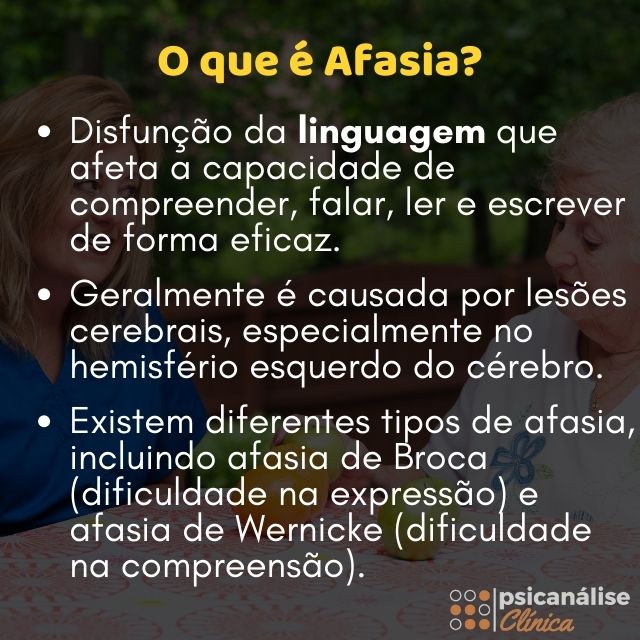 afasia resumo