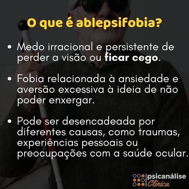 Ablepsifobia resumo