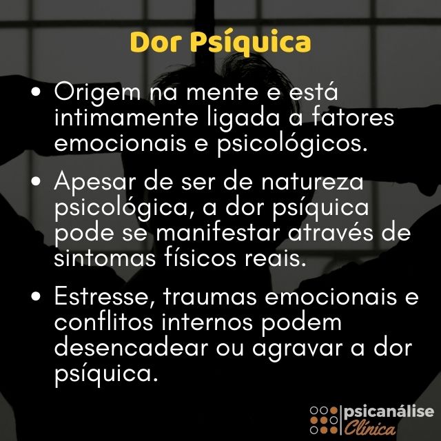 dor psíquica resumo