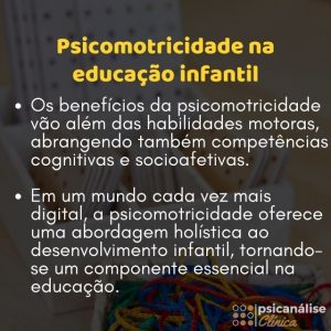 psicomotricidade na educação infantil mapa mental