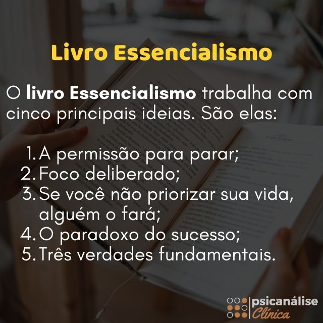 livro essencialismo ideias