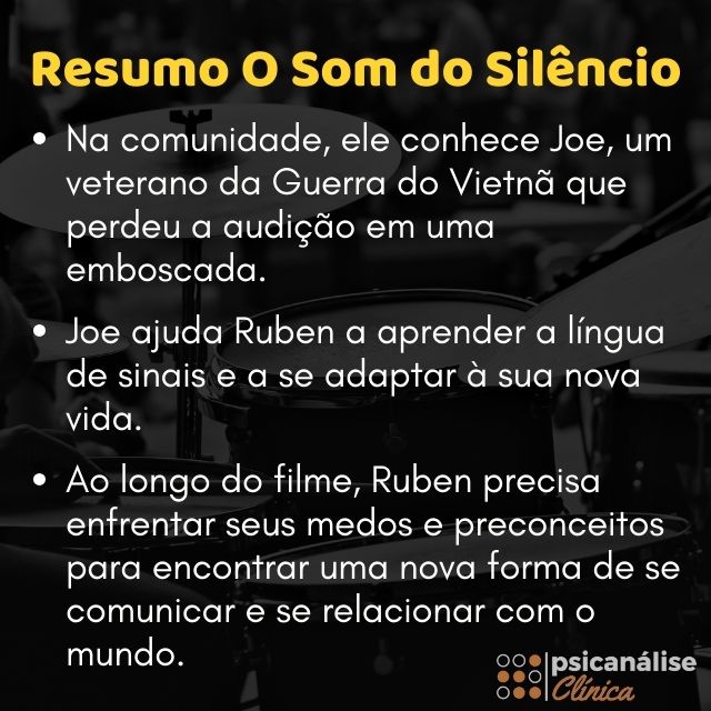 o som do silencio resumo