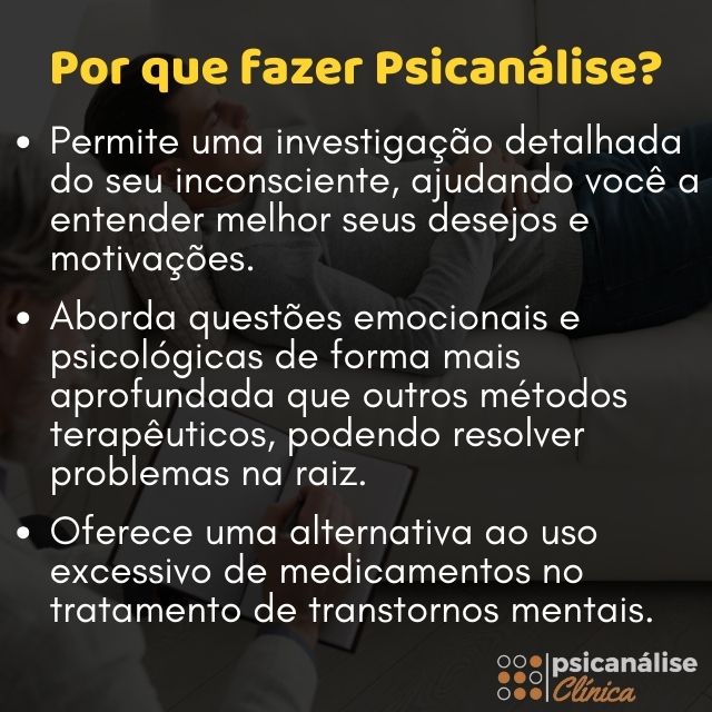 por que fazer psicanalise resumo