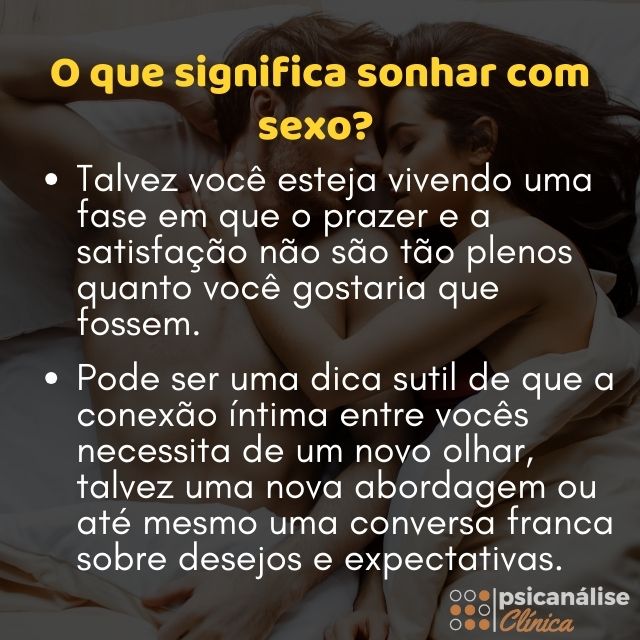 sonhar com sexo mapa mental