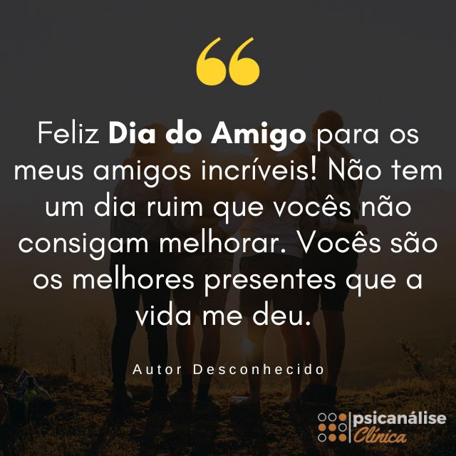 frases sobre amizade e dia do amigo