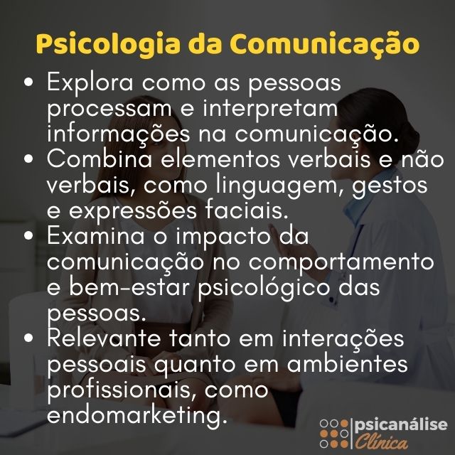 psicologia da comunicação resumo