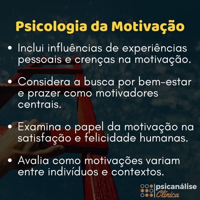 psicologia da motivação mapa mental